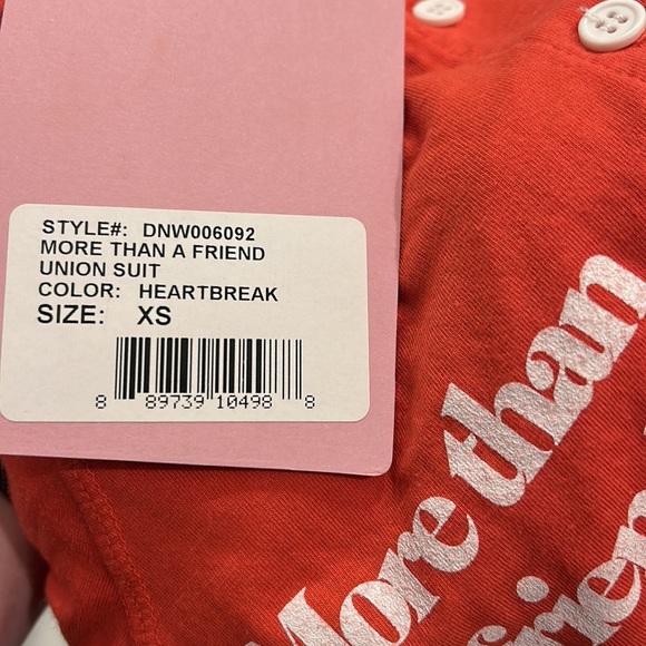 DAYDREAM NATION | More Than A Friend Union Suit in Heartbreak - Picture 4 of 4